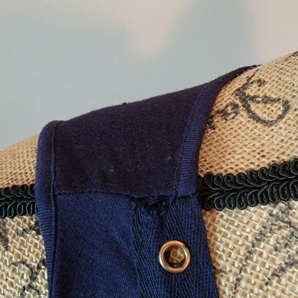 NWOT Espresso navy nautical like dress - Picture 4 of 4